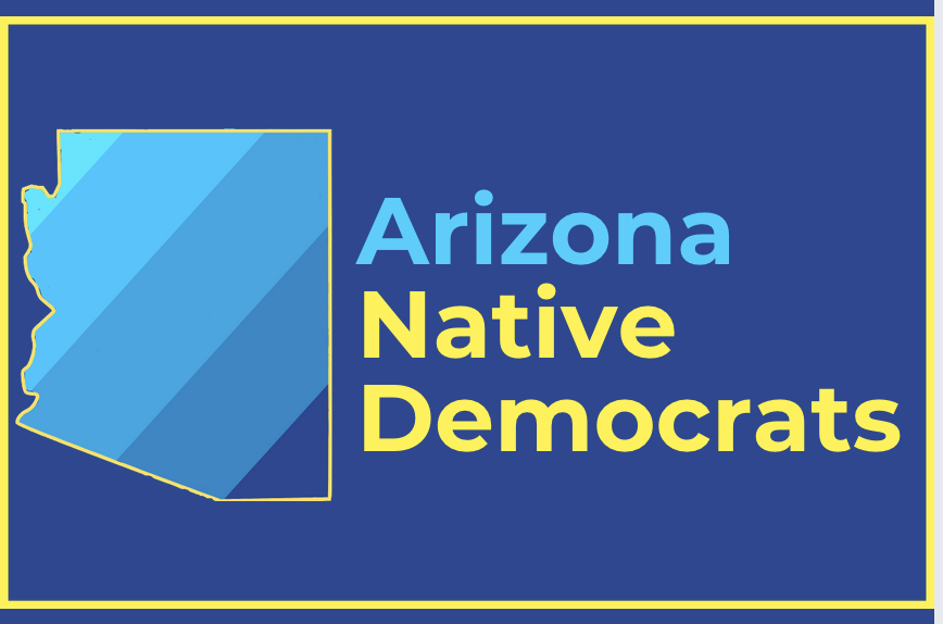 Arizona Native Democrats' Cardzilla Logo
